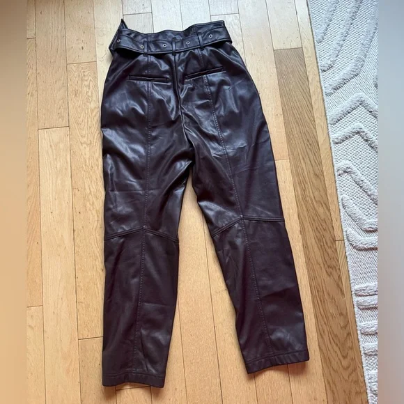Statement-making faux leather pants by Marissa Webb Collective - Picture 6 of 6
